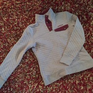 Spyder grey and maroon sweatshirt